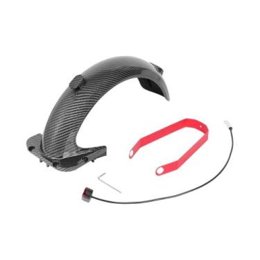 Imagem de Kit De Para-lamas Em Fibra De Carbono Com Luz De Freio Para Scooter El