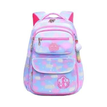 Imagem de Mochila Impermeável Rosa Para Meninas, Bolsa Escolar Kawaii, Bonita Mo