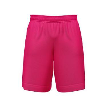 Imagem de Bermuda Masculina Dryfit Com Bolso Academia Corrida Pink - Fantasia Br