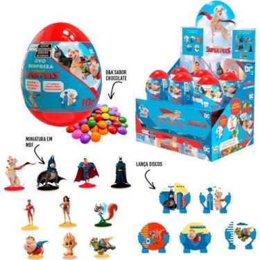 Imagem de Doce OVO Surpresa Super PETS Display com 12 Unidades