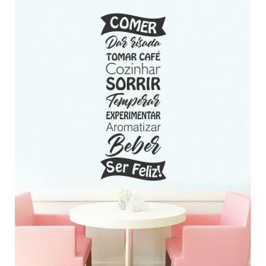 Imagem de Adesivo Decorativo De Parede Frase Dar Sorrisos...
