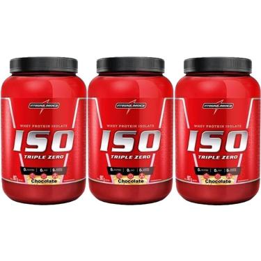 Imagem de Kit 3X Whey Iso Triple Zero - 907g Chocolate - IntegralMédica-Masculino