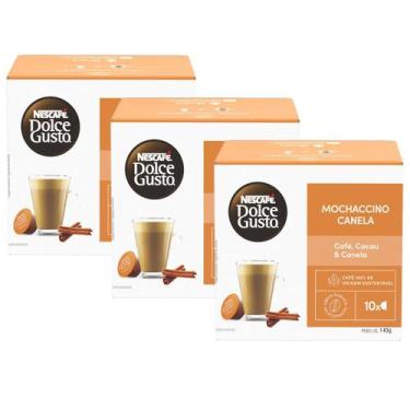 Imagem de 3x Capsula de Cappuccino Dolce Gusto Mochaccino Canela 10 unidades - -