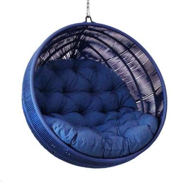 Imagem de Balanço De Jardim Varanda Pergolado Em Corda Náutica Aluminio - Sarah 