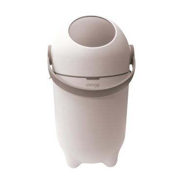 Imagem de Lixeira para Fraldas Mágica Antiodor 10L Vedação Total Branco Infantil Compacta