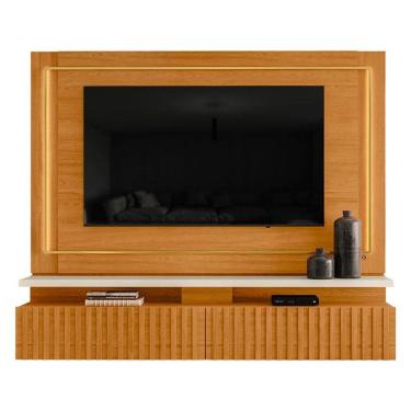 Imagem de Estante Home Theater Suspenso Gaia Cinamomo Off White – Madetec