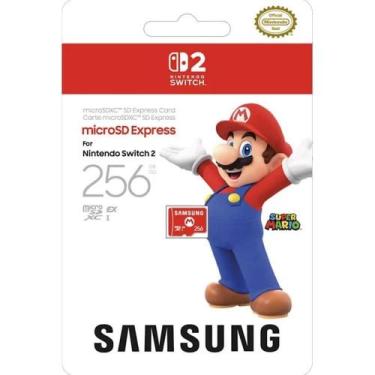 Imagem de Cartão micro SD Express 256GB para Nintendo Switch 2, SAMSUNG