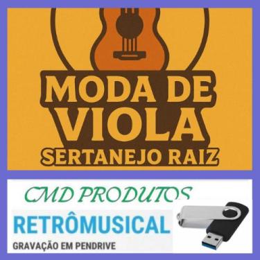 Imagem de Pen drive 8gb com Músicas = Moda de Viola e Sertanejo Raiz (mp3) - Cmd