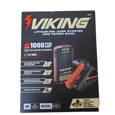 Imagem de Amplificador de íon de lítio Jump Starter Viking 1000 Peak 12V - Marca