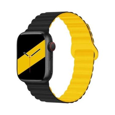 Imagem de Pulseira Magnética De Silicone Para Apple Watch Série 1 2 3 4 5 6 7 8 