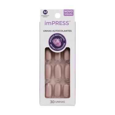 Imagem de Unha Postiça Autocolante imPRESS média Sea Sand - Kiss New York