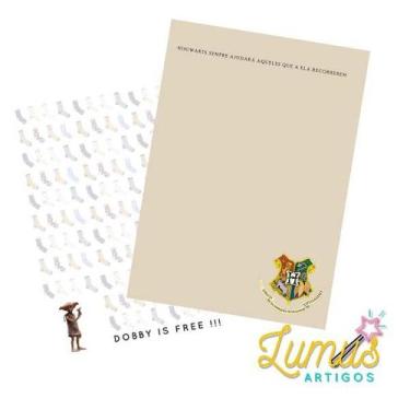 Imagem de Bloco de Notas Harry Potter Estampa:KITSORTIDO - Lumus Artigos