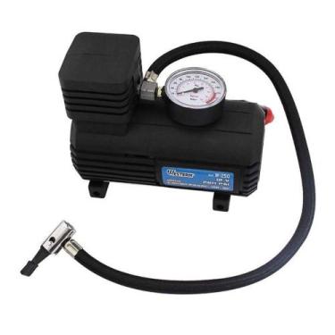 Imagem de Compressor de Ar Automotivo Mini 12V Portátil para Pneus de Carro e Bi