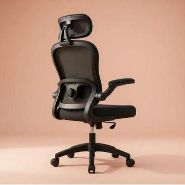 Imagem de Cadeiras Escritório Ergonômica Gamer Confortável Estilosa Apoio de Cab