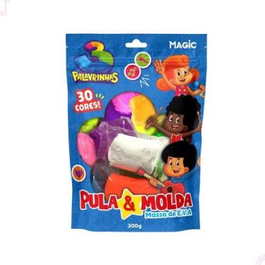 Imagem de Massa De EVA Pula E Molda Massinha Colorida 30 Cores Infantil - Magic 