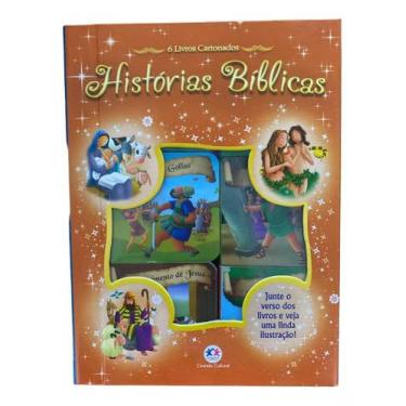 Imagem de Box 6 Mini Livros Infantil Educativo Histórias Bíblicas - Editora Cira