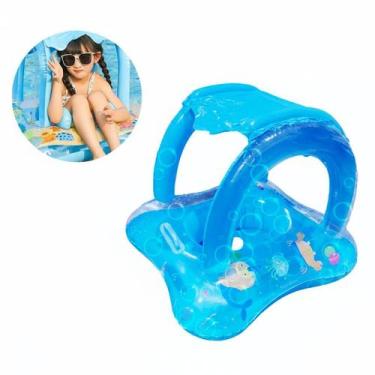 Imagem de Boia Bote Bebê Cobertura Fralda Infantil Inflável Proteção - SUMER VER