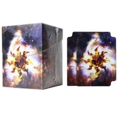 Imagem de Caixa De Cartas Colecionáveis Com Dupla Camada, Capacidade Para 100+ C