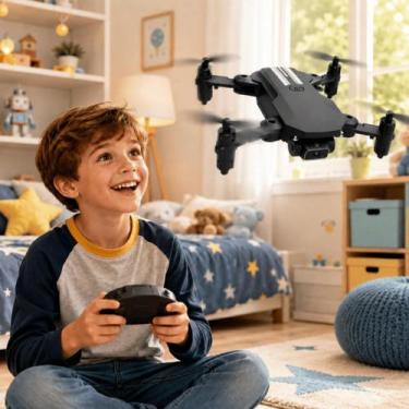 Imagem de Mini Drone Profissional Compacto Dobrável com Controle Fácil para Inic