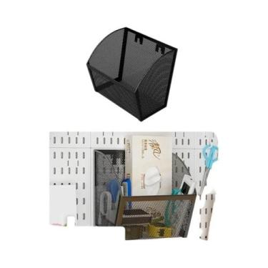 Imagem de Organizador De Mesa Decorativo Para Escritório Com Pegboard E Acessóri