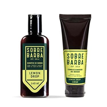 Imagem de Kit SOBREBARBA Shampoo + Condicionador para Barba Lemon Drop