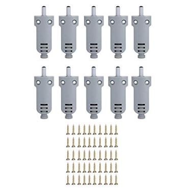 Imagem de Amortecedor macio de fechamento de 10 peças, amortecedor de plástico ABS para porta de armário, amortecedor ajustável para fecho, 5 a 15 kg, silenciador de fechamento de gaveta de