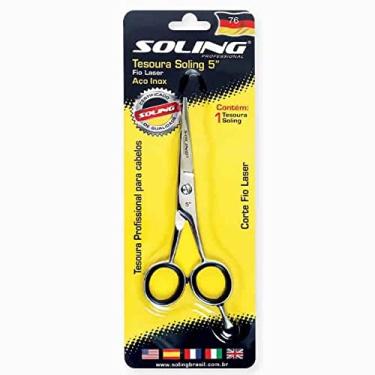 Imagem de Tesoura de Cabelo Fio Laser Soling Profissional 5¨ ou 13cm