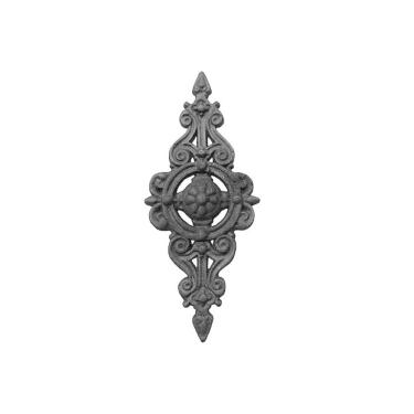 Imagem de Florão Pequeno Ornamento em Ferro Fundido Decoração 36x16cm