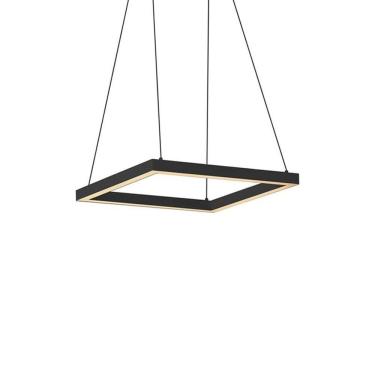 Imagem de Lustre Pendente Newline Fit Led 740 Bivolt Preto 3000K Luz Amarela