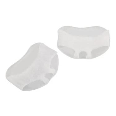 Imagem de Meia Capa Silicone Protetor Antepé Dedos Do Pé Almofada Gel