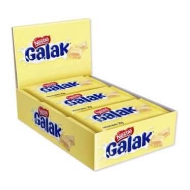 Imagem de Chocolate Branco Galak Nestlé Display Com 22 Unidades de 25 gramas