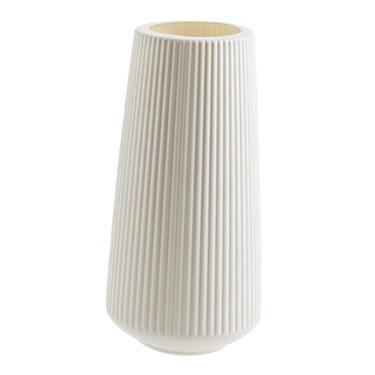 Imagem de Baoblaze Plástico Quebrável não Vaso de Flor Decoração de Flores de Decoração para Casa, Branco Estilo 1