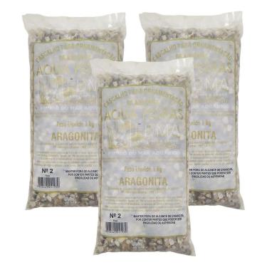 Imagem de Substrato Aragonita para Aquários e Jardins N°2 - 3kg