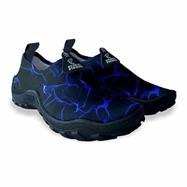 Imagem de Tenis Masculino Sapatilha Náutica Pesca Praia Treking Hibrido Terra e àgua Dança Pilates Academia (44, FIRE BLUE)