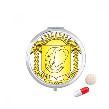 Imagem de Porta-comprimidos com emblema Nacional Coate D'Ivoire Porta-remédios