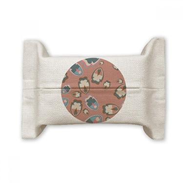 Imagem de Bloco de cores, abstrato, tropical, peixes, facial, lenços, capa de papel, bolsa de linho de algodão