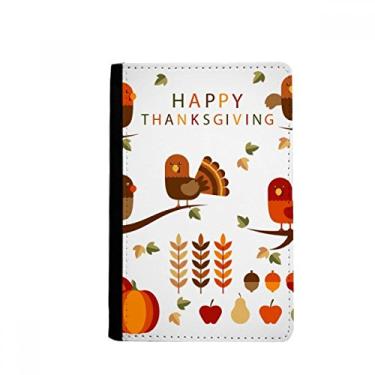 Imagem de Carteira Notecase Burse com estampa de desenho de Dia de Ação de Graças, porta-cartões