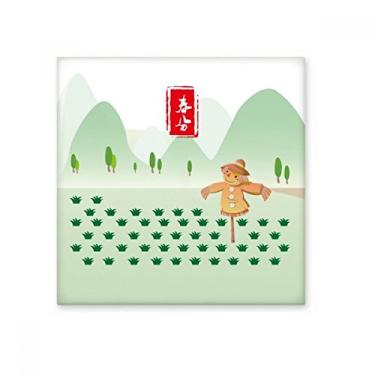 Imagem de Vernal Equinox Twenty Four Solar Term Azulejo de cerâmica brilhante Decalque de pedra adornada tijolo vitrificado