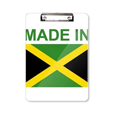 Imagem de Feito na Jamaica Country Love prancheta pasta para escrever placa de apoio A4