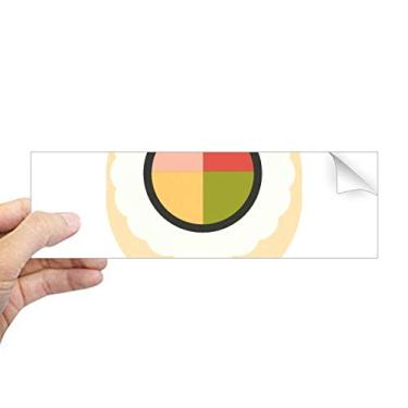 Imagem de DIYthinker Adesivo retangular de sushi japonês tradicional Maki para janela de notebook