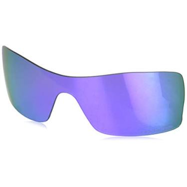 Imagem de Oakley Batwolf Lentes Retangulares de Substituição para Óculos de Sol, Prizm Violeta Polarizadas, 27 mm, Prizm violeta polarizado, 27 mm