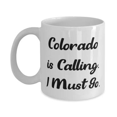 Imagem de New Colorado Gifts, Colorado is Calling. Caneca I Must Go, Nice 325 g 425 g