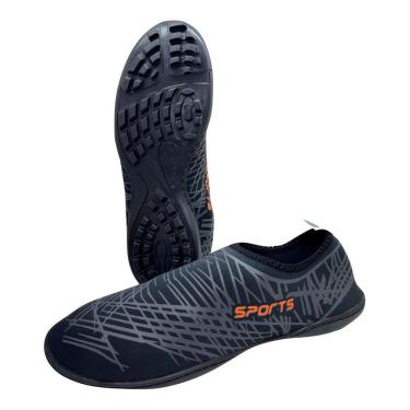 Imagem de Sapatilha Neoprene Praia Bike Beachtênis Tratorada Cinza Mtb