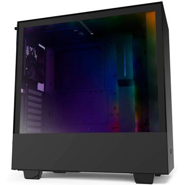 Imagem de Gabinete Gamer NZXT H510I-B1 - RGB Integrado - Lateral em Vidro Temperado - Preto Fosco