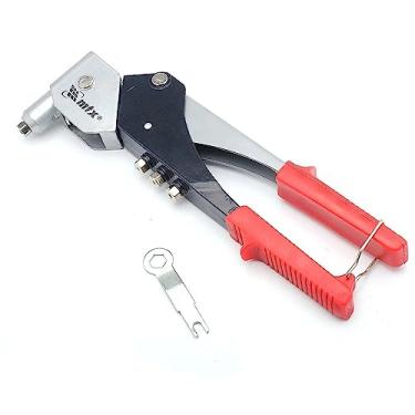 Imagem de MTX Rebitador Manual Tipo Alicate 263 mm – Cabeça Giratória 360° para Rebites em Ângulos Difíceis