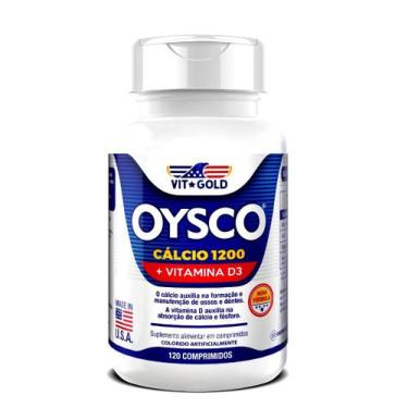 Imagem de Oysco Cálcio 1200 Mg + Vitamina D3 120 Comprimidos - Vitgold