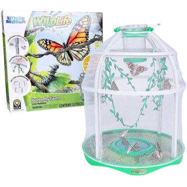 Imagem de Tio Milton Butterfly Farm Live Habitat - Observe Butterfly Lifecycle in Garden - Inclui  para Resgatar para Lagartas