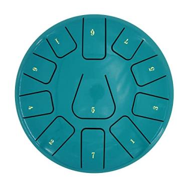 Imagem de SIMBAE Tambor Handpan de 20 cm Tambor de língua de aço 11 notas Tambor Handpan com Tambor Maquete Palitos de Dedo Percussão para Meditação Yoga
