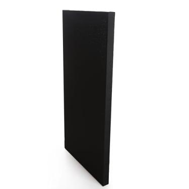 Imagem de Painel de tratamento acústico, lã de rocha, 124x64x5cm, alta densidade (Off White)