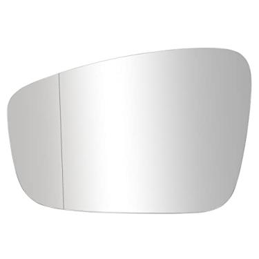Imagem de LOIYLLEN Substituição do espelho lateral do motorista para Volkswagen Passat 2013-2018, Volkswagen Jetta 2011-2018, vidro retrovisor retrovisor lateral esquerdo convexo com aquecimento